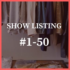 Unlisted Items Show 4/17/24 #1-50